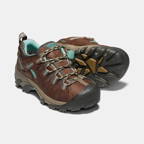 Women's Keen Targhee II Waterproof Hiking Shoes Brown | JFK-430516