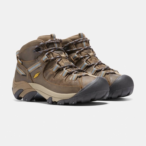 Women's Keen Targhee II Waterproof Mid Hiking Boots Brown | WIA-908764