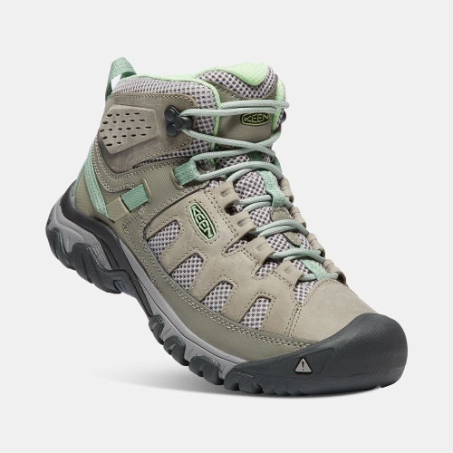 Women's Keen Targhee Vent Mid Hiking Boots Light Green Turquoise | FCT-826150