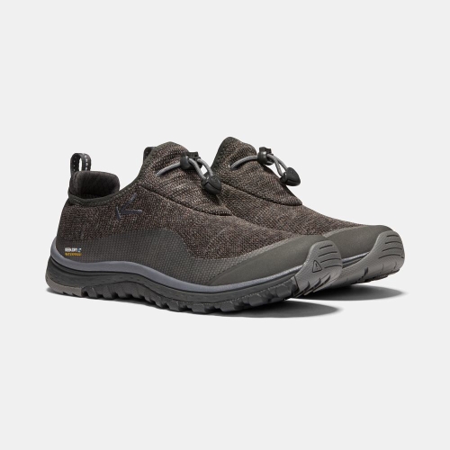 Women's Keen Terra Moc Waterproof Hiking Shoes Deep Grey | UNJ-758269