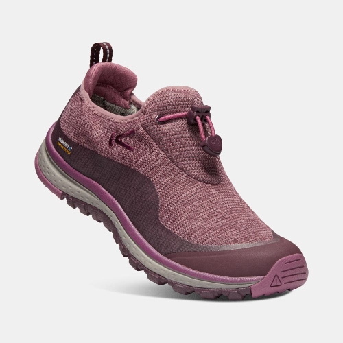 Women's Keen Terra Moc Waterproof Slip On Shoes Purple | UGM-398246