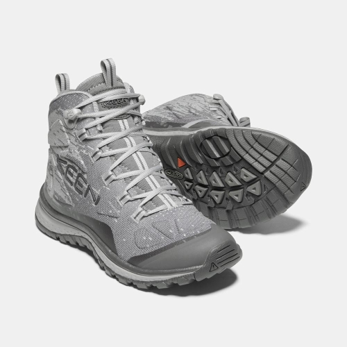 Women's Keen Terradora Evo Mid Hiking Boots Grey | JZT-059743