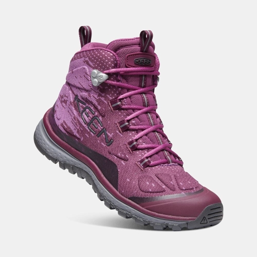 Women's Keen Terradora Evo Mid Hiking Boots Purple | UZE-857239