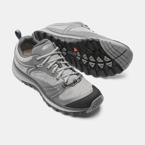 Women's Keen Terradora Waterproof Hiking Shoes Grey | EXN-058769