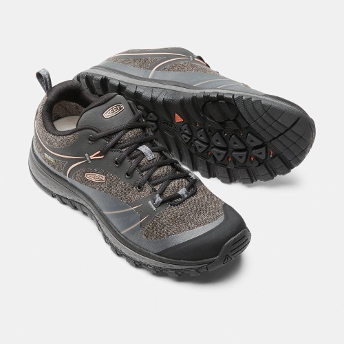 Women's Keen Terradora Waterproof Hiking Shoes Deep Grey | OAB-647503