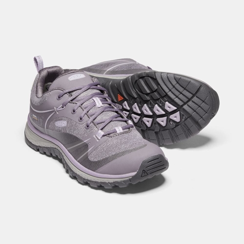 Women's Keen Terradora Waterproof Hiking Shoes Lavender | OMT-716948