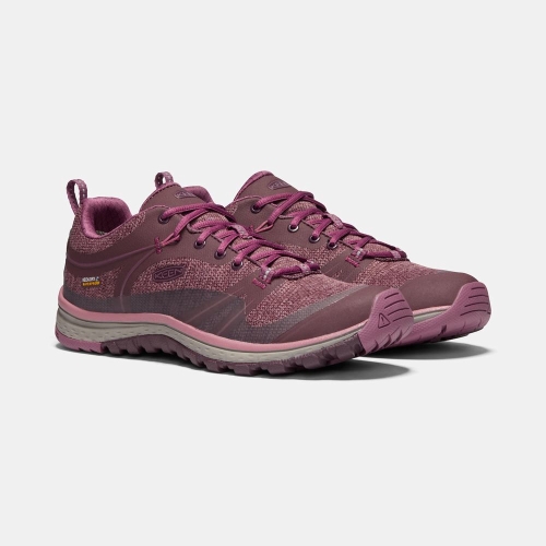 Women's Keen Terradora Waterproof Hiking Shoes Purple | PQB-764892