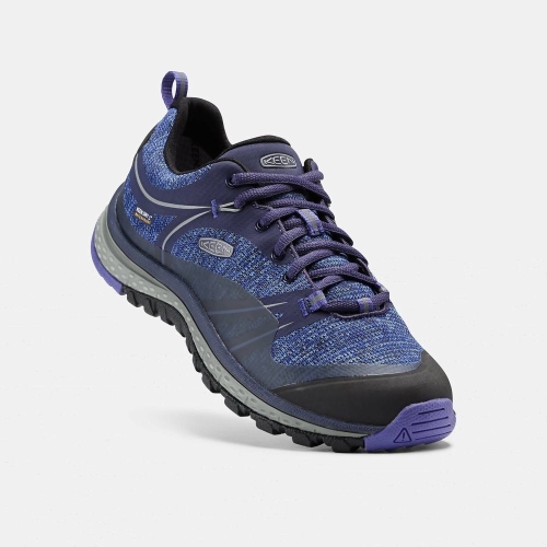 Women's Keen Terradora Waterproof Hiking Shoes Navy | XEL-256934