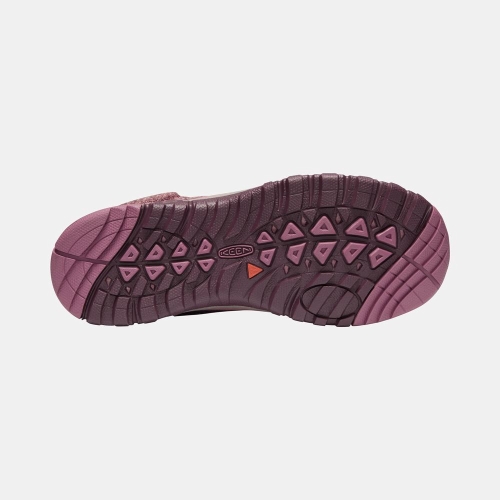 Women's Keen Terradora Waterproof Mid Hiking Boots Purple | BAK-538021