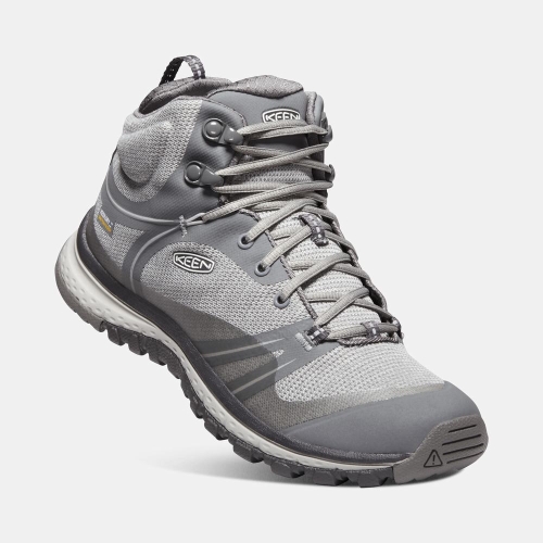 Women's Keen Terradora Waterproof Mid Hiking Boots Grey | DMN-350782