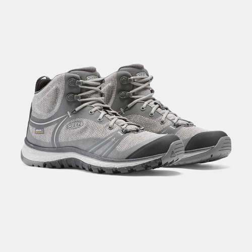 Women's Keen Terradora Waterproof Mid Hiking Boots Grey | GYH-589217