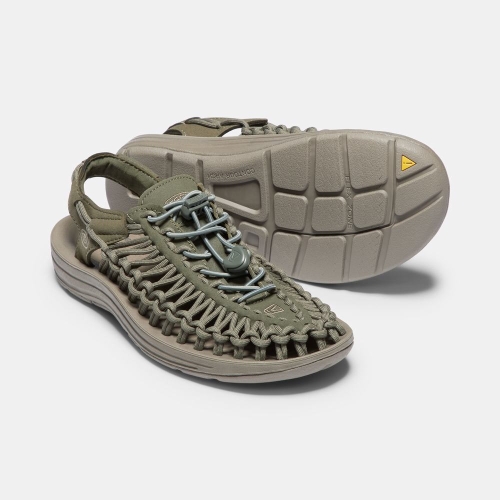 Women's Keen Uneek Sandals Olive | WDG-702961