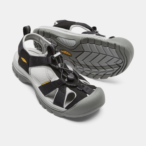 Women's Keen Venice H2 Sandals Black Grey | NAC-451269