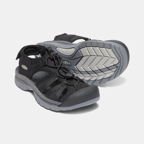 Women's Keen Venice II H2 Sandals Black | ONE-590628