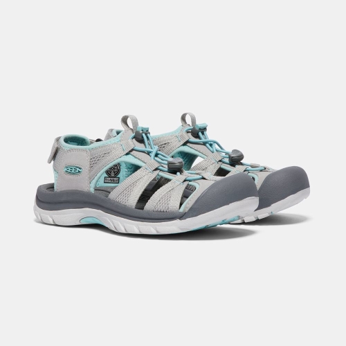 Women's Keen Venice II H2 Sandals Grey Turquoise | RJX-709542