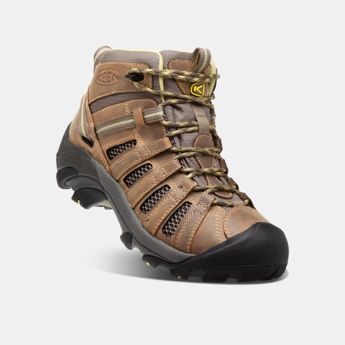 Women's Keen Voyageur Mid Hiking Boots Brown | EGH-061782