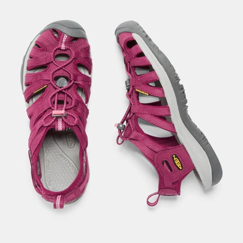 Women's Keen Whisper Hiking Sandals Fuchsia | CYO-260351