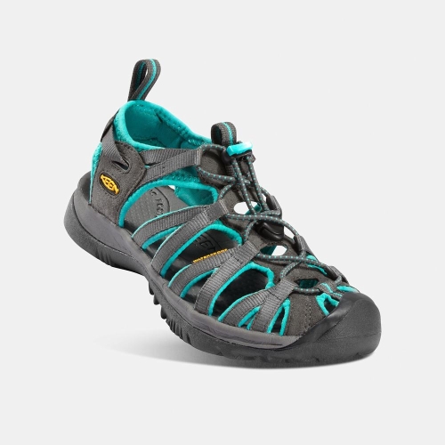 Women's Keen Whisper Hiking Sandals Grey Blue | HCB-193702