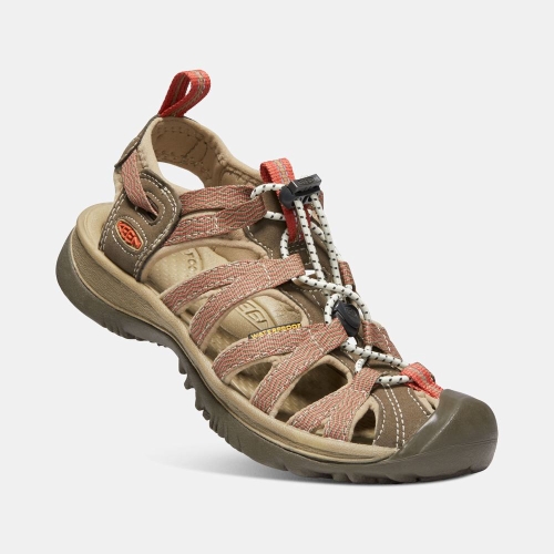 Women's Keen Whisper Hiking Sandals Khaki | CUZ-062938