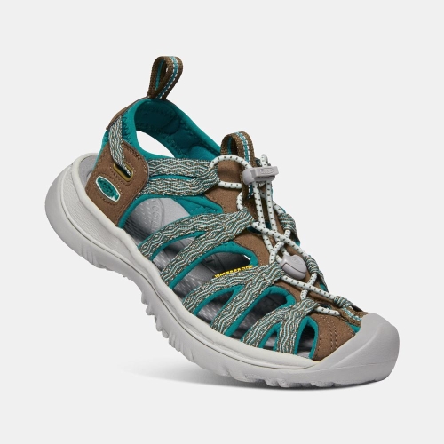 Women's Keen Whisper Water Shoes Brown Blue | VIF-347896